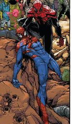 Otto Octavius (Earth-616) and Peter Parker (Earth-58163) from Superior Spider-Man Vol 1 32 001