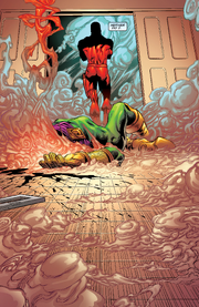 Quentin Beck (Earth-616) Commmits suicide from Daredevil Vol 2 7 Page 22