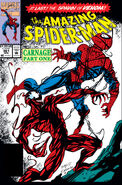 O Incrível Homem-Aranha #361 "Savage Genesis" (Abril de 1992) (Primeira aparição de Carnage)