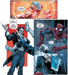 Frederick Myers (Earth-616), Morlun (Earth-001) and Peter Parker (Earth-616) from Sinister War Vol 1 4 001