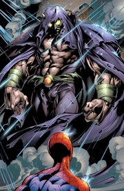 Norman Osborn (Earth-1610) and Peter Parker (Earth-1610) from Ultimate Spider-Man Vol 1 6 001