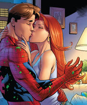 Peter Parker (Earth-616) and Mary Jane Watson (Earth-616) from Amazing Spider-Man Vol 5 1 001