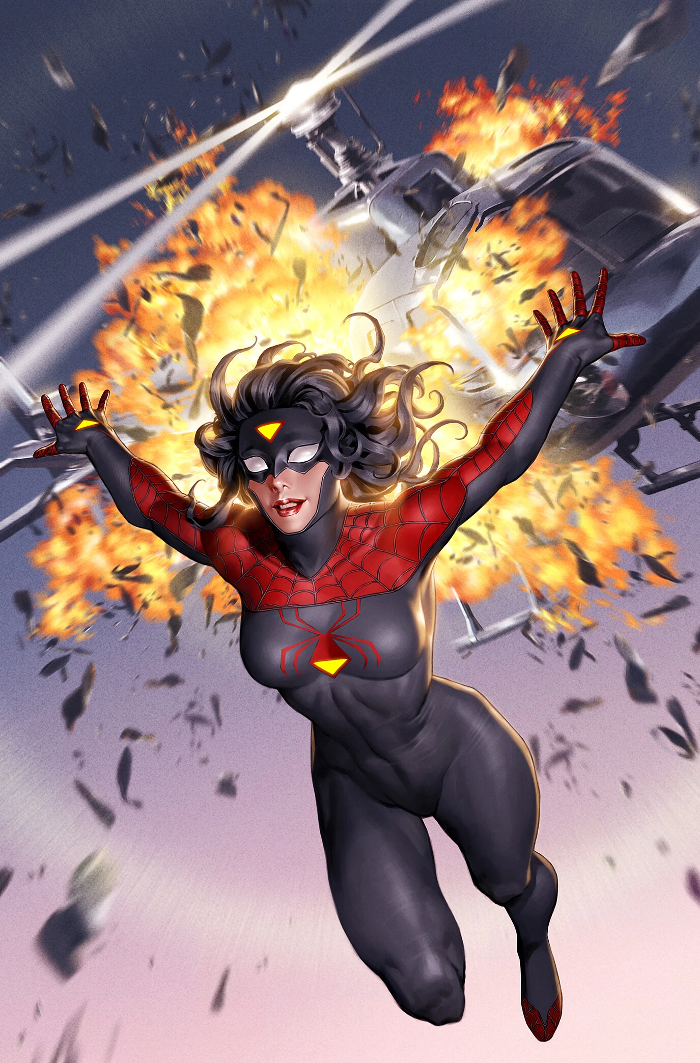 spider woman concept art