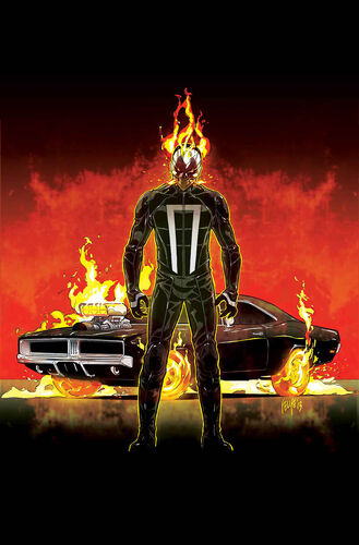 All-New Ghost Rider Vol 1 1 Smith Variant Textless