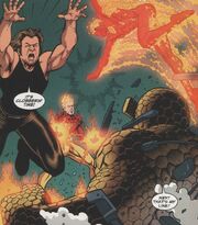 Fantastic Four (Earth-7642) and Gen¹³ (Earth-7642) from Gen¹³ Fantastic Four Vol 1 1 001.jpg