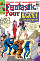 Fantastic Four #19 "Prisoners of the Pharoah!" Release date: July 9, 1963 Cover date: October, 1963