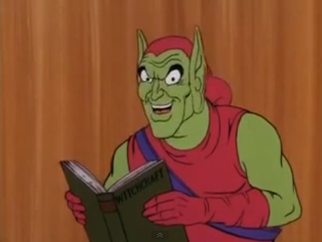 spiderman green goblin cartoon