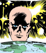Xavier's image over the Earth From X-Men #1