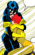 With Rahne after Illyana's supposed death From New Mutants #73