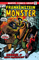 Frankenstein #11 "And in the End -- !?" Release date: April 9, 1974 Cover date: July, 1974