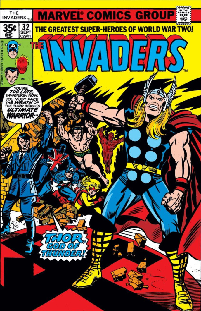Invaders #19 CGC 9.4 Marvel 8/77; First Appearance New Union Jack; Hitler Cover