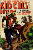 Kid Colt Outlaw #76 "Crooked Canyon Toll" Release date: September 9, 1957 Cover date: January, 1958