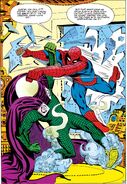 Quentin Beck (Earth-616) vs. Peter Parker (Earth-616) from Amazing Spider-Man Annual Vol 1 1 001