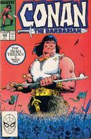 Conan the Barbarian #206 "Heku Book One: Sands Upon the Earth" Release date: January 19, 1988 Cover date: May, 1988