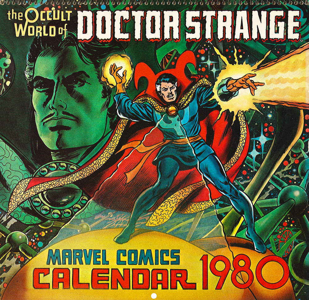 Occult World of Doctor Strange Mighty Marvel Comics Calendar 1980 Vol 1