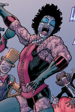 Deadpool performed as Frank-N-Furter (Earth-13043)