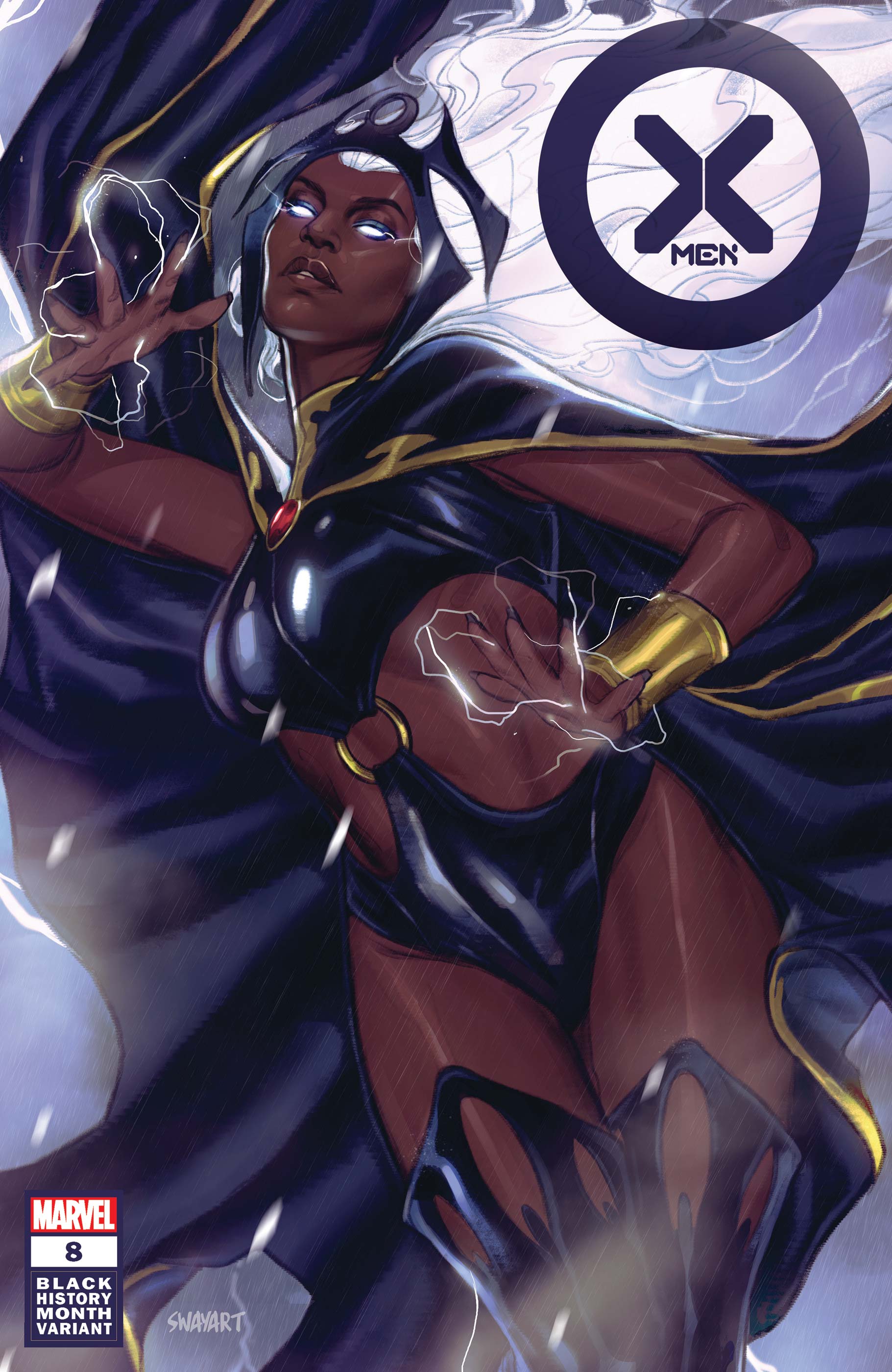 x men symbol on storm