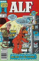 Alf #17 "Melmac to The Future!" Release date: March 14, 1989 Cover date: July, 1989