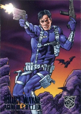 Bruce Wayne (Earth-9602) from Amalgam Comics (Trading Cards) 001