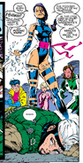 With Jubilee, saving Boom-Boom and Rictor from a Magistrate From Uncanny X-Men #271