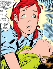 Jean Grey and Annie Richardson (Earth-616) from Uncanny X-Men Vol 1 241 0001