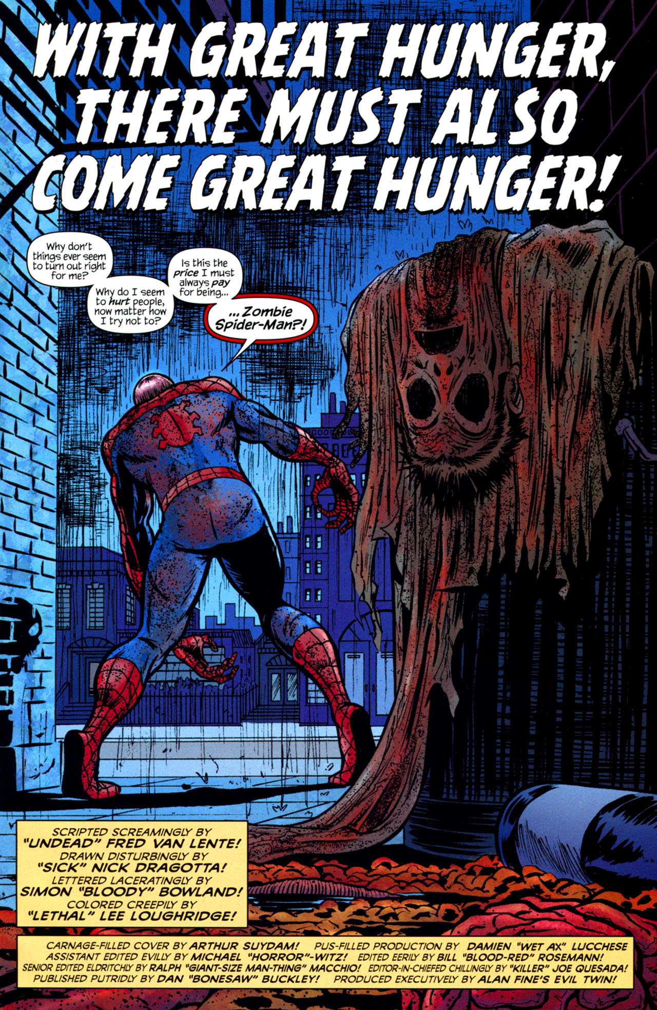 Zombie spiderman 2024