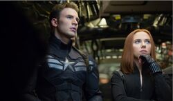 Steven Rogers (Earth-199999) and Natalia Romanoff (Earth-199999) from Captain America The Winter Soldier 001