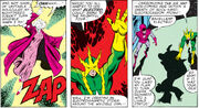 Susan Storm (Earth-616) and Frightful Four (Earth-616) from Fantastic Four Vol 1 218 001