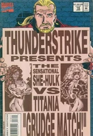 Thunderstrike #16 "Grudge Match!" Release date: November 29, 1994 Cover date: January, 1995