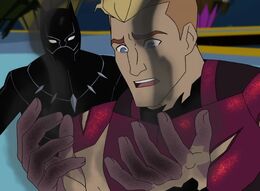 Clinton Barton (Earth-17628) and T'Challa (Earth-17628) from Marvel's Avengers Assemble Season 5 19