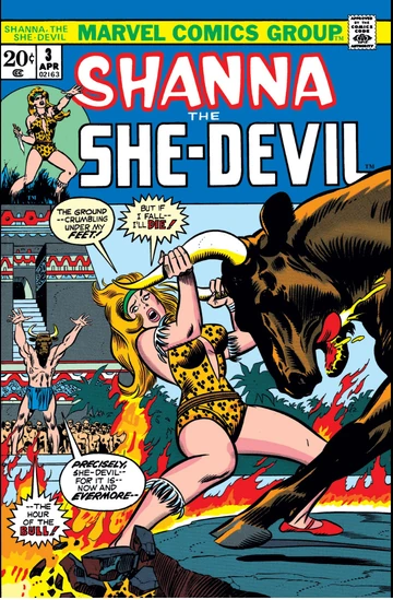 【未開封】MARVEL SHANNA The She-Devil Shanna the She-Devil vol. 1 scans (Marvel 1972) : Marvel