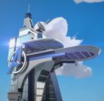 Stark Tower (Earth-13122) from LEGO Marvel Avengers- Climate Conundrum