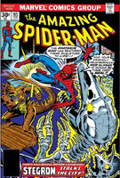 Amazing Spider-Man #165 "Stegron Stalks the City!" Release date: November 9, 1976 Cover date: February, 1977