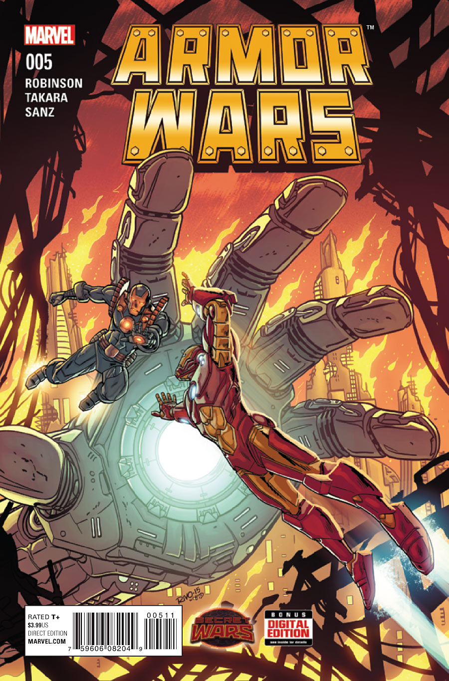 2015 James Robinson & Marcio Takara Armor Wars No.1-5 