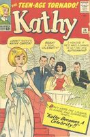 Kathy #24 "Kathy Becomes A Celebrity!" Release date: June 4, 1963 Cover date: August, 1963