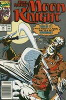 Marc Spector: Moon Knight #14 "Long Day Dying" Release date: March 27, 1990 Cover date: May, 1990