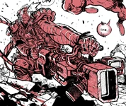 Deadpool and Cable fought cyninjas (Earth-TRN1707)