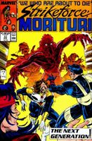 Strikeforce Morituri #17 "Breeds Monsters!" Release date: December 1, 1987 Cover date: April, 1988