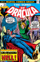 Tomb of Dracula #19 "Snowbound in Hell!" Release date: December 18, 1973 Cover date: April, 1974