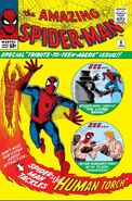 O Incrível Homem-Aranha #8 "A Terrível Ameaça do "Cérebro Vivo"" (Janeiro de 1964) (Primeira aparição do Cérebro Vivo)