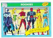 New Warriors (Earth-616) from Marvel Universe Cards Series I 0001