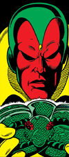 Vision (Earth-616) and Serpent Crown from Avengers Vol 1 148 001