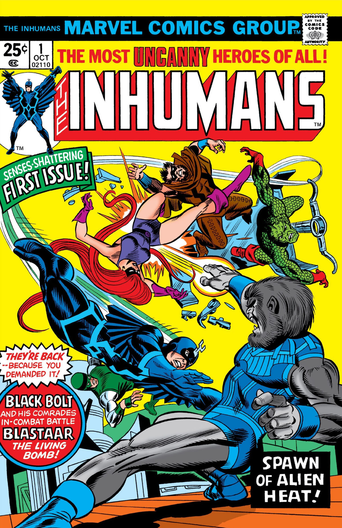 アメコミ・英語　インヒューマンズ　THE INHUMANS 610E5e1LgFL._UF1000,1000_QL80_.jpg