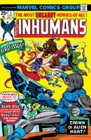 Inhumans #1 "Spawn of Alien Heat" Release date: July 15, 1975 Cover date: October, 1975