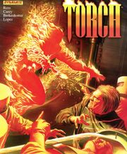 Thomas Raymond (Earth-616) and Mad Thinker (Julius) (Earth-616) from Torch Vol 1 2 Cover