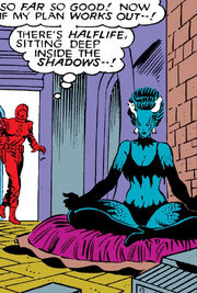 Banca Rech (Earth-616) meditating from West Coast Avengers Vol 1 13