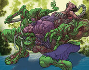 Hulk changing into Joe Fixit From King in Black: Immortal Hulk #1