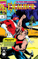 Excalibur #38 "Out on a Limbo" Release date: April 16, 1991 Cover date: June, 1991