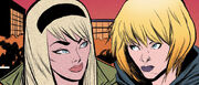 Gwendolyn Stacy (Earth-617) and Gwendolyn Stacy (Earth-65) from Spider-Gwen Vol 2 30