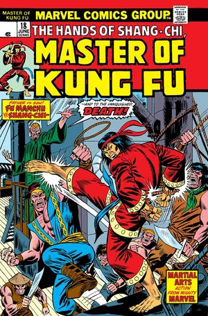 pic Shang Chi Comics 1973 master of kung fu vol 1 18 marvel
